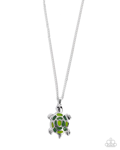 Turtle Theme Complete Look Necklace & Earring Set - Paparazzi Accessories