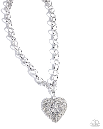 Heartfelt Havana White Necklace - Paparazzi Accessories