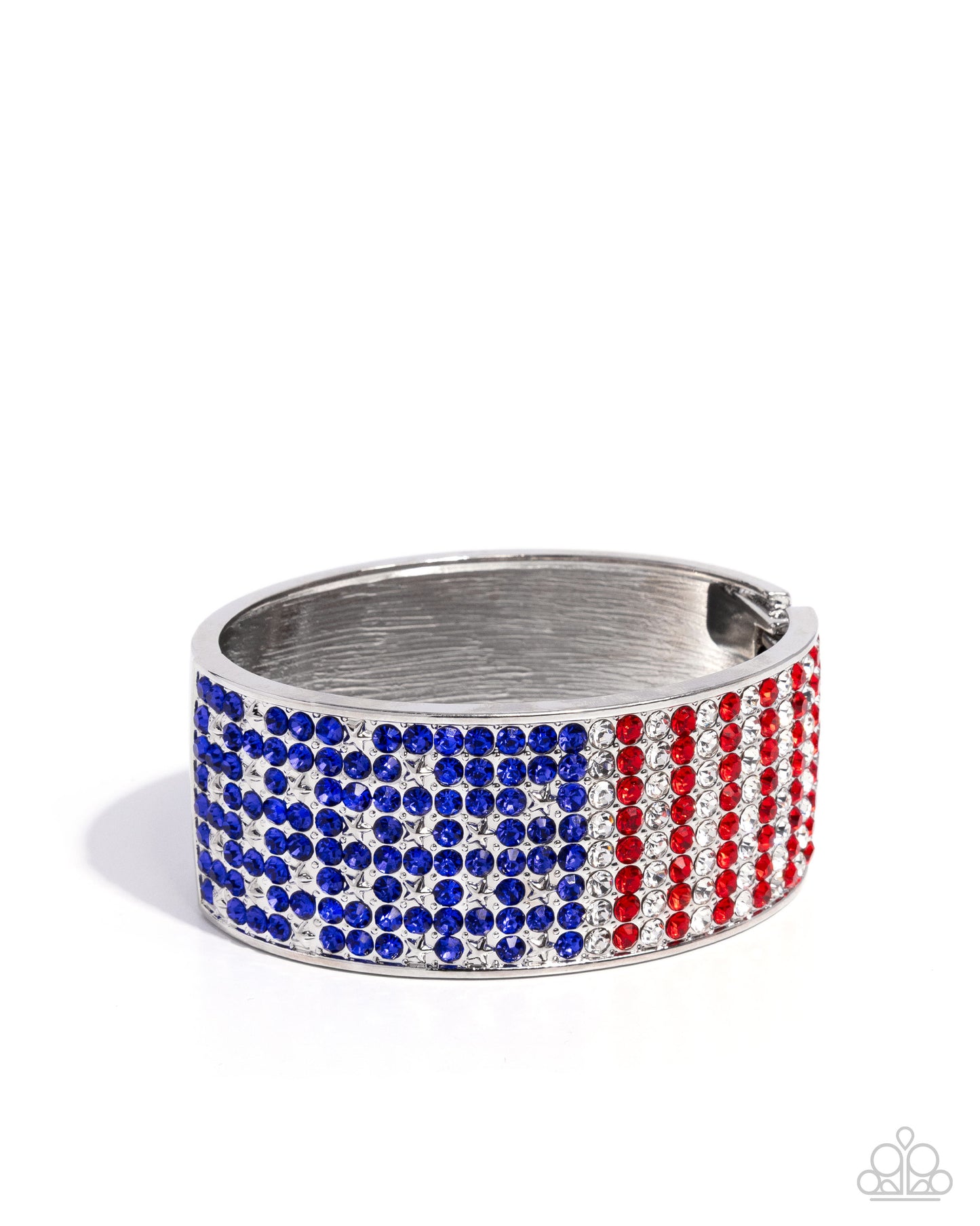 Passionate Patriotism Multi Hinge Bracelet - Paparazzi Accessories