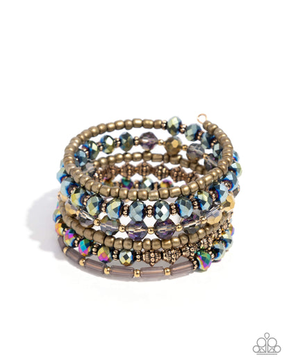 Stacked Surprise Multi Coil Bracelet (May 2025 LOP) - Paparazzi Accessories