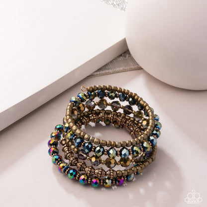 Stacked Surprise Multi Coil Bracelet (May 2025 LOP) - Paparazzi Accessories