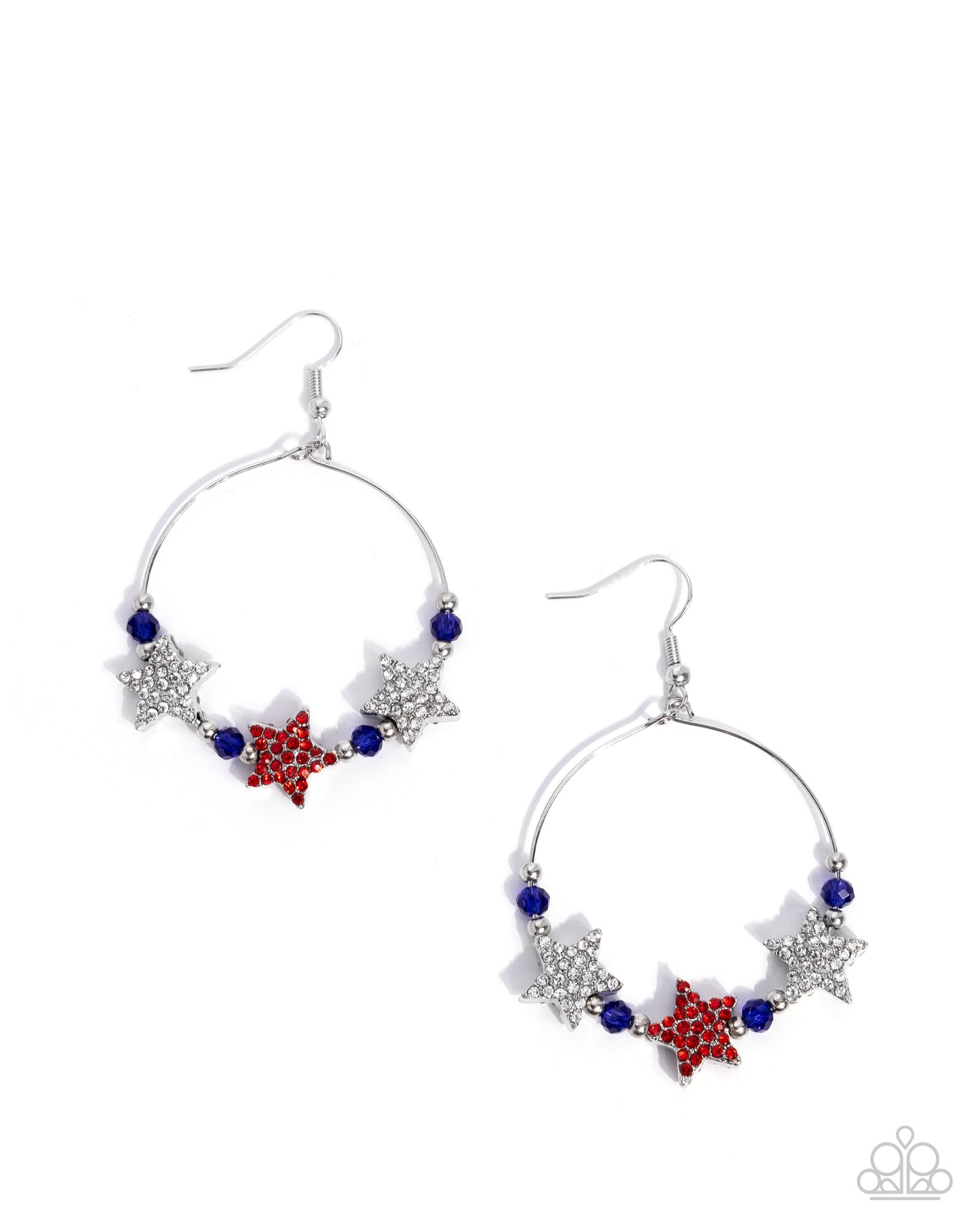 Country Countdown Multi Star Earring - Paparazzi Accessories