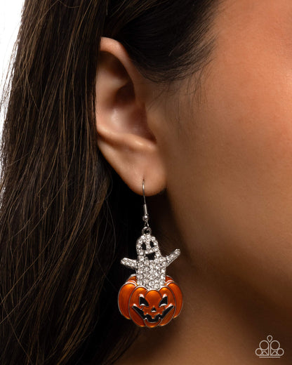 Spooky Statement Multi Halloween Earring - Paparazzi Accessories