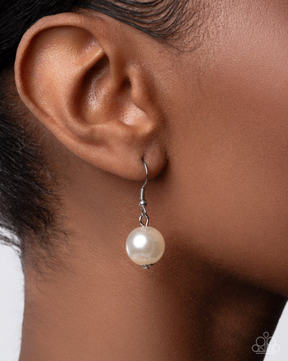 Sophisticated to the Max White Pearl Necklace - Paparazzi Accessories