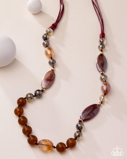Entrancing Ease Multi Necklace - Paparazzi Accessories