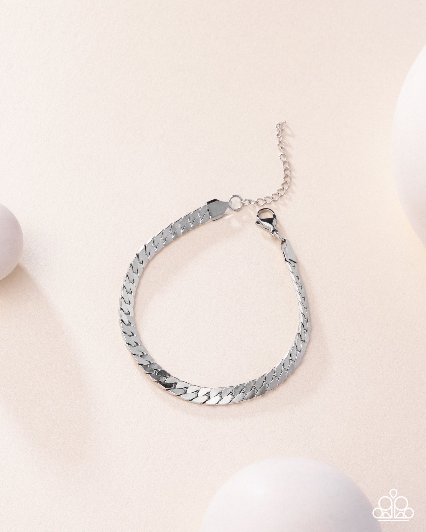 Weekend Wait Silver Stainless Steel Clasp Bracelet