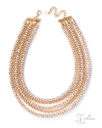 Notorious Gold 2025 Zi Necklace - Paparazzi Accessories