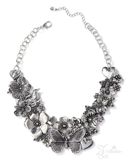 Inquisitive Silver Butterfly 2025 Zi Necklace - Paparazzi Accessories