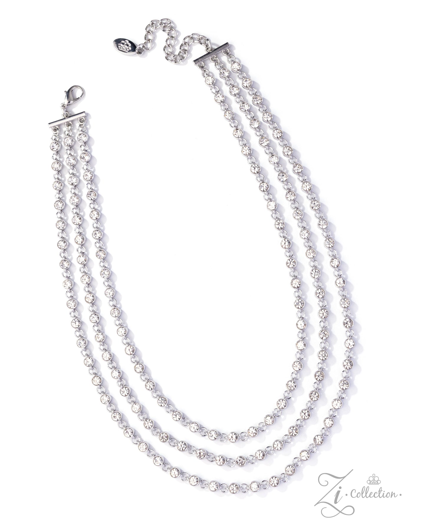 Demure White 2025 Zi Necklace - Paparazzi Accessories