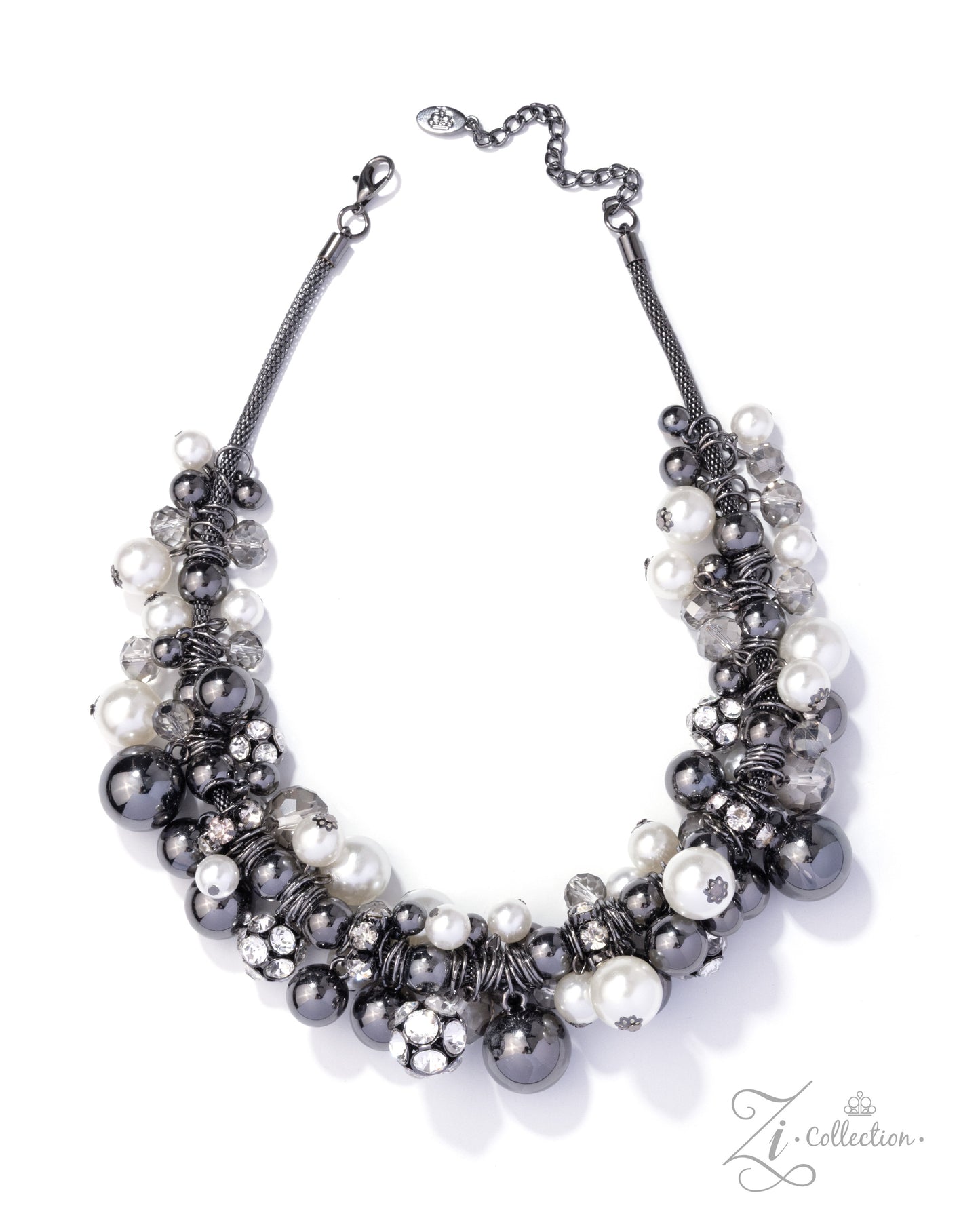 Mischievous Gunmetal 2025 Zi Necklace - Paparazzi Accessories
