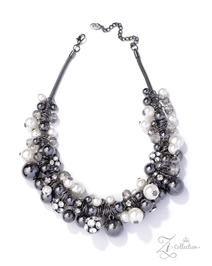 Mischievous Gunmetal 2025 Zi Necklace - Paparazzi Accessories