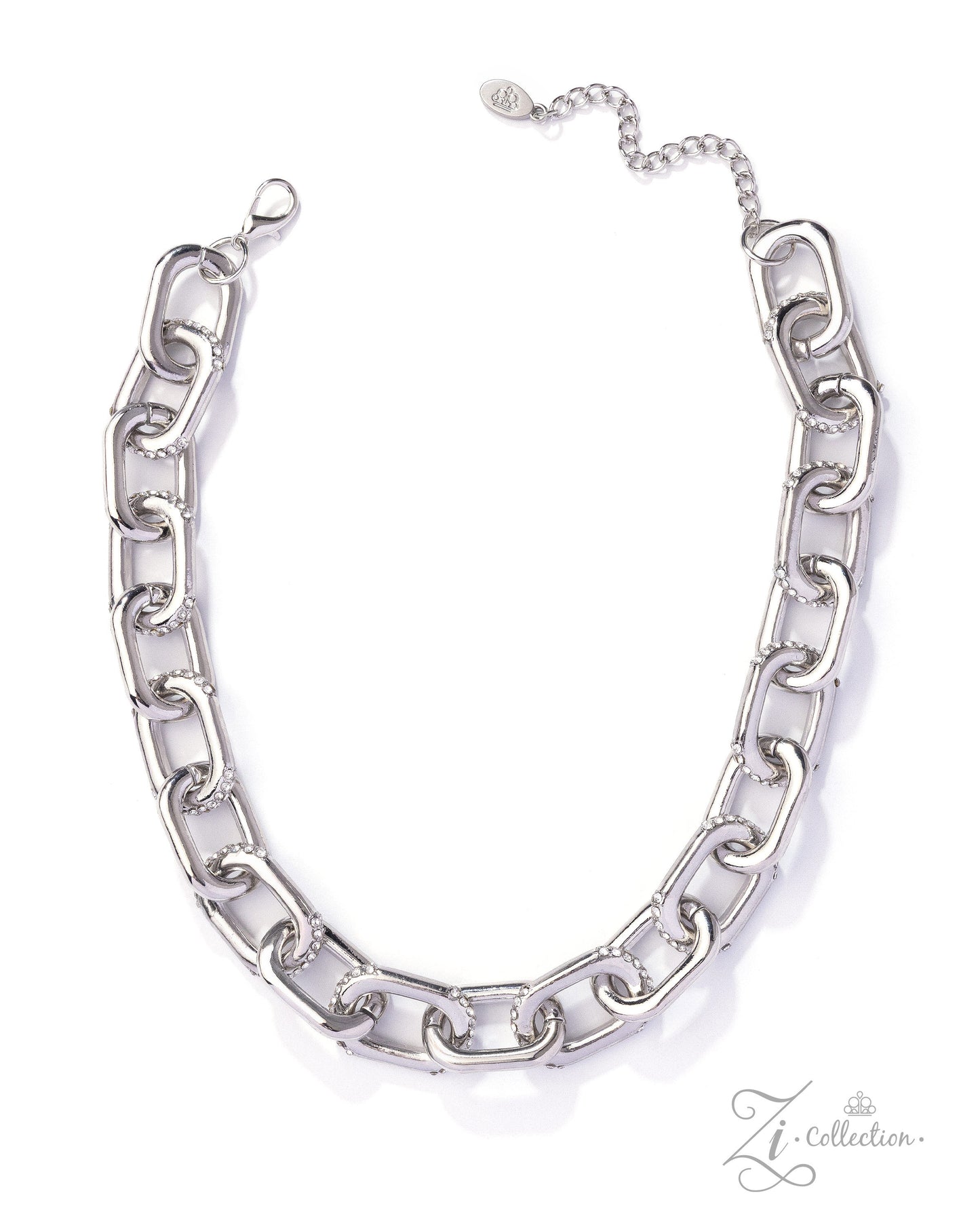 Insistent Silver 2025 Zi Necklace - Paparazzi Accessories