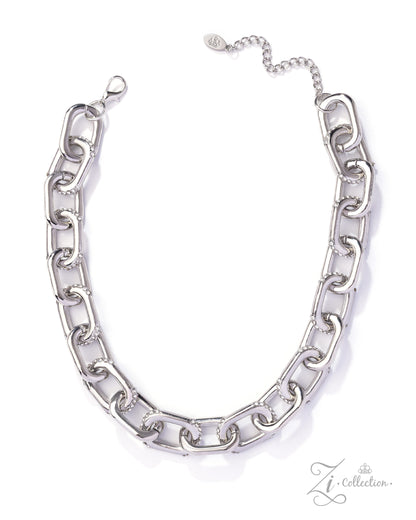 Insistent Silver 2025 Zi Necklace - Paparazzi Accessories