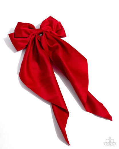 Have A BOW At It Red Hair Bow