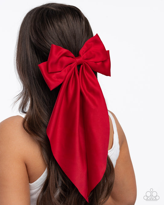Have A BOW At It Red Hair Bow