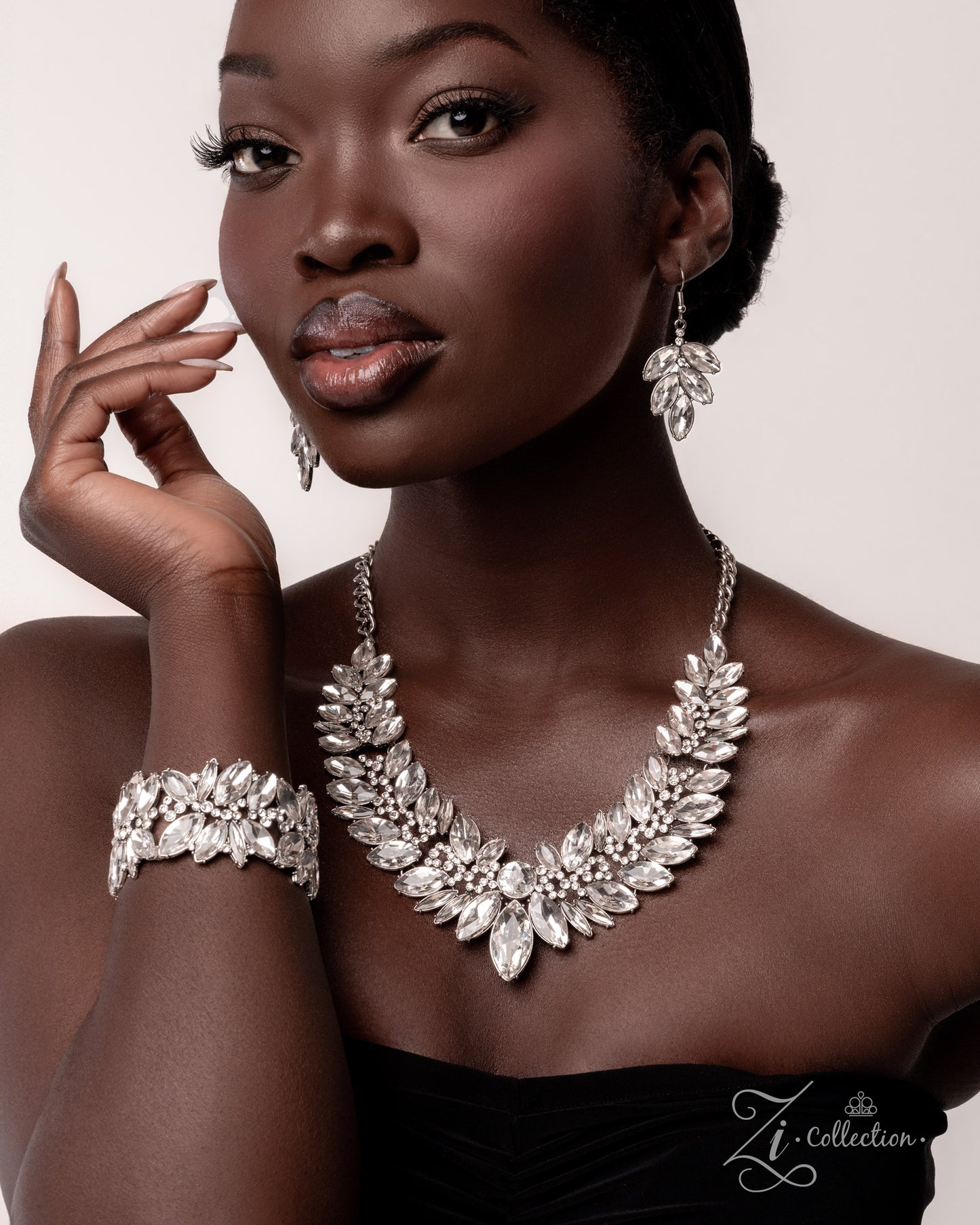 Composed Charm White Stretch 2025 Zi Bracelet - Paparazzi Accessories