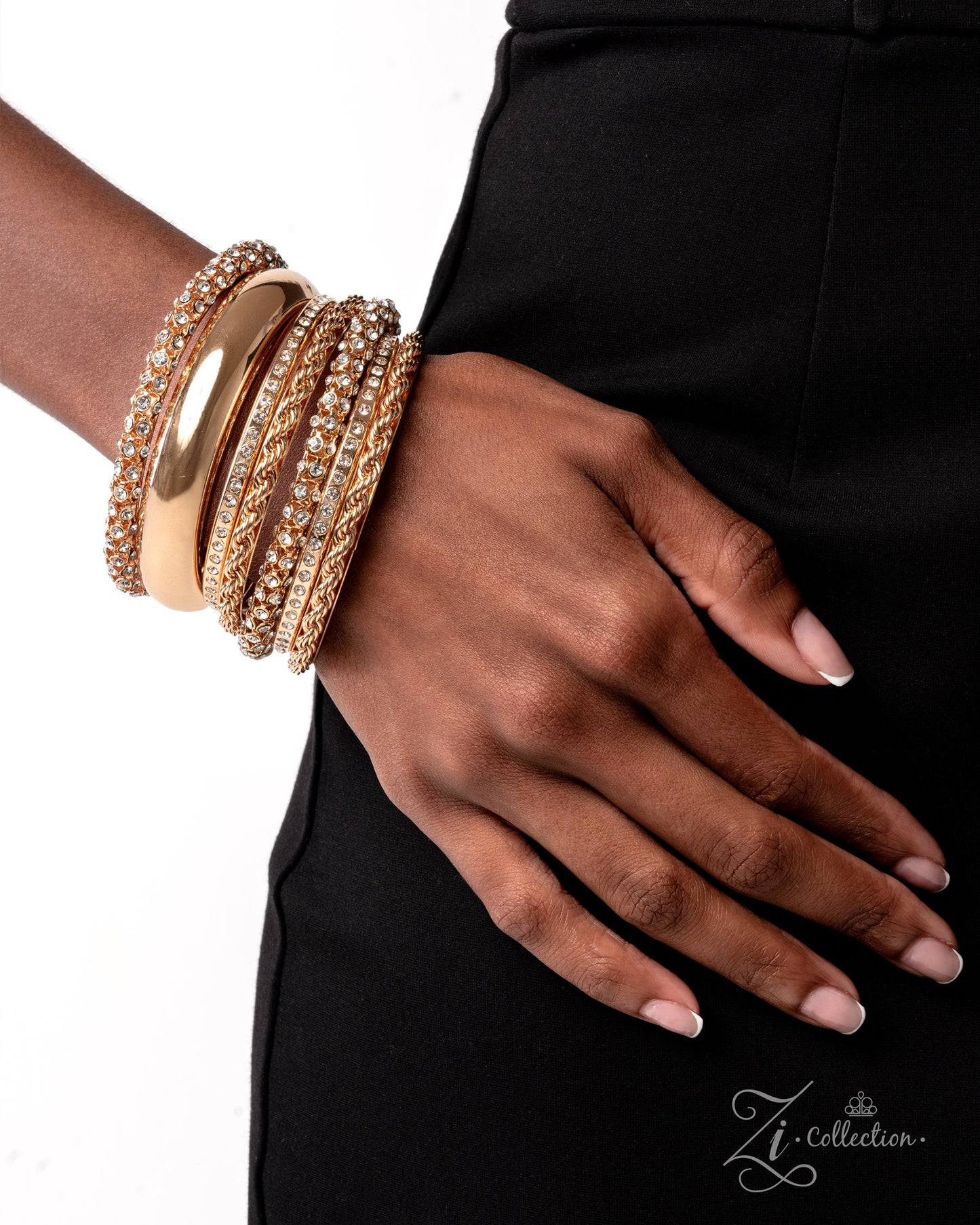 Renowned Radiance Gold Bangles 2025 Zi Bracelet - Paparazzi Accessories