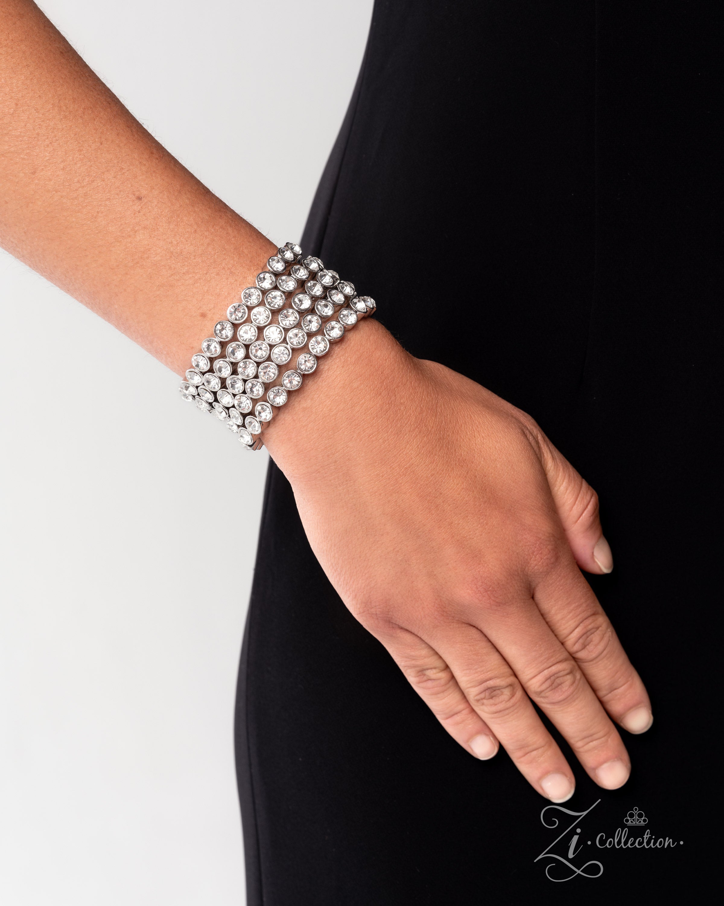 Modest Moment White Stretch 2025 Zi Bracelet – 3D Jewelz