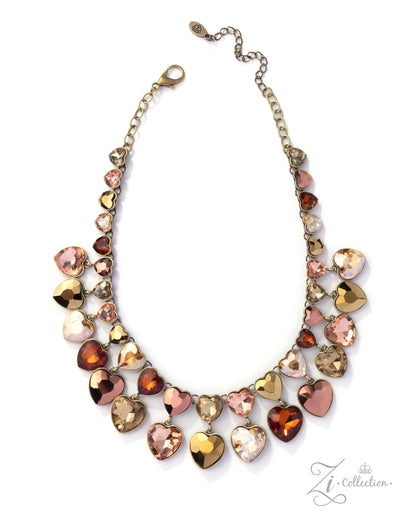 Affectionate Brass Heart 2025 Zi Necklace
