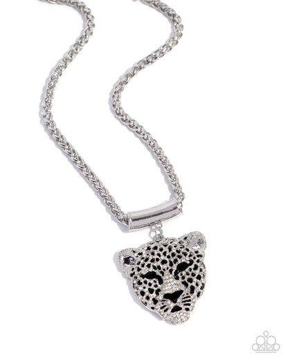 Leopard Luminescence Black Necklace - Paparazzi Accessories