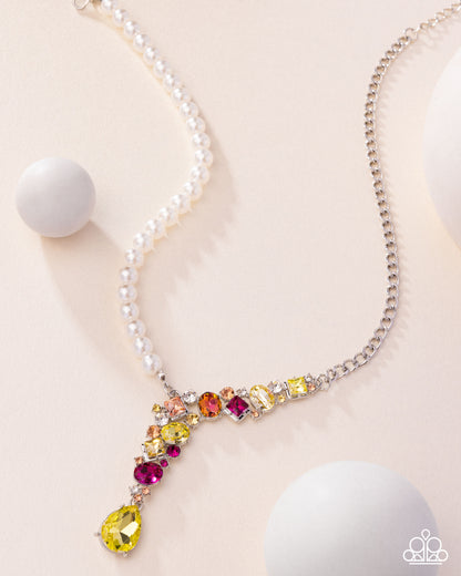 Boisterous Ballet Yellow Necklace - Paparazzi Accessories
