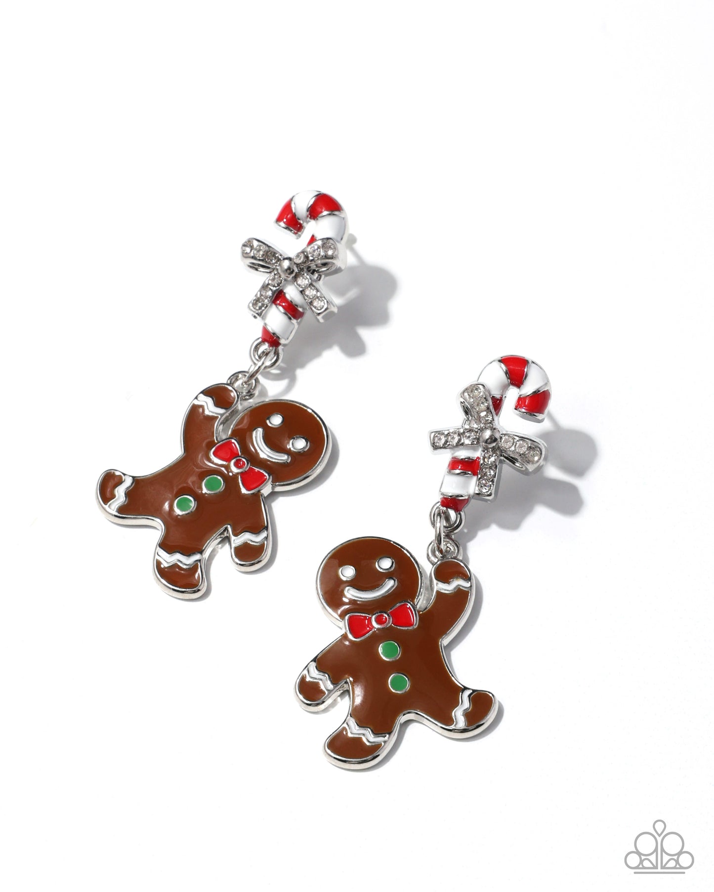 Gingerbread Man Multi Post Earring (October 2025 LOP) - Paparazzi Accessories