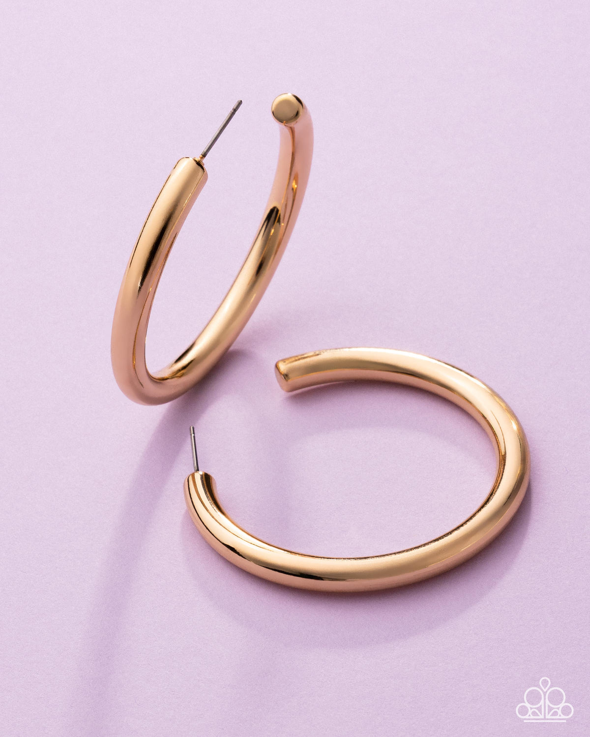 Sinuous Sheen Gold Hoop Earring (March 2026 LOP) - Paparazzi Accessories
