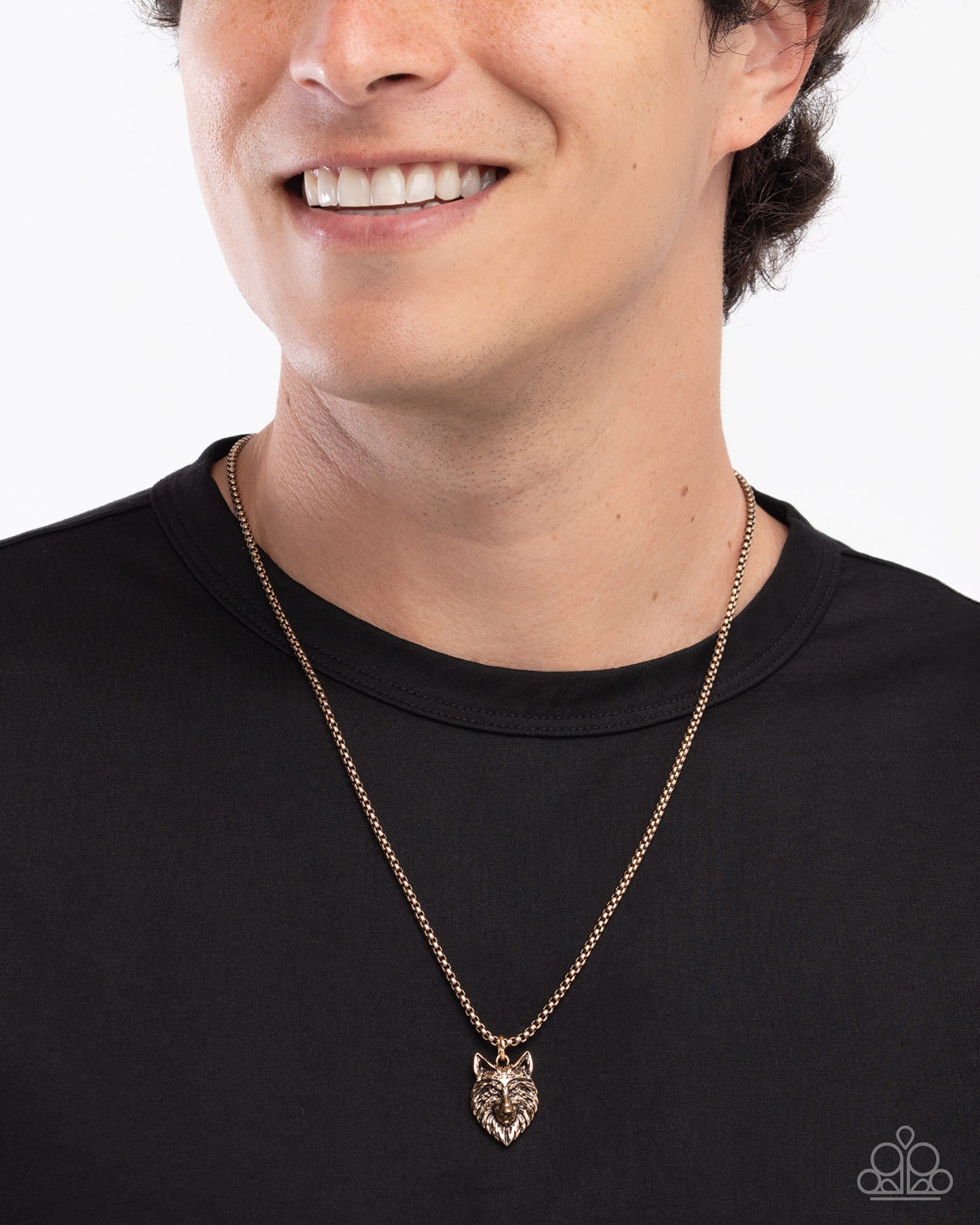 Alphas Call Gold Wolf Necklace