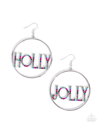 Holly Jolly Multi Earring - Paparazzi Accessories
