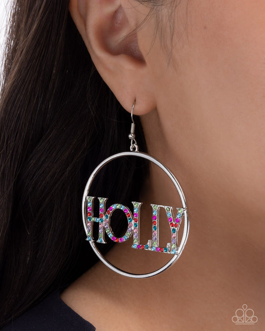 Holly Jolly Multi Earring - Paparazzi Accessories