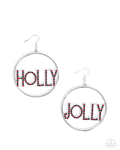 Holly Jolly Multi Earring - Paparazzi Accessories