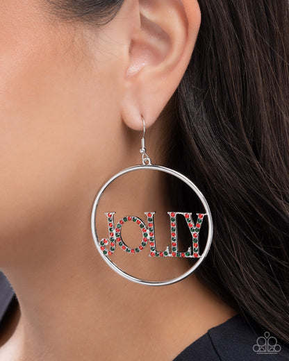 Holly Jolly Multi Earring - Paparazzi Accessories