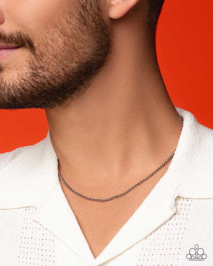 Luminescent Leverage Silver Unisex Necklace
