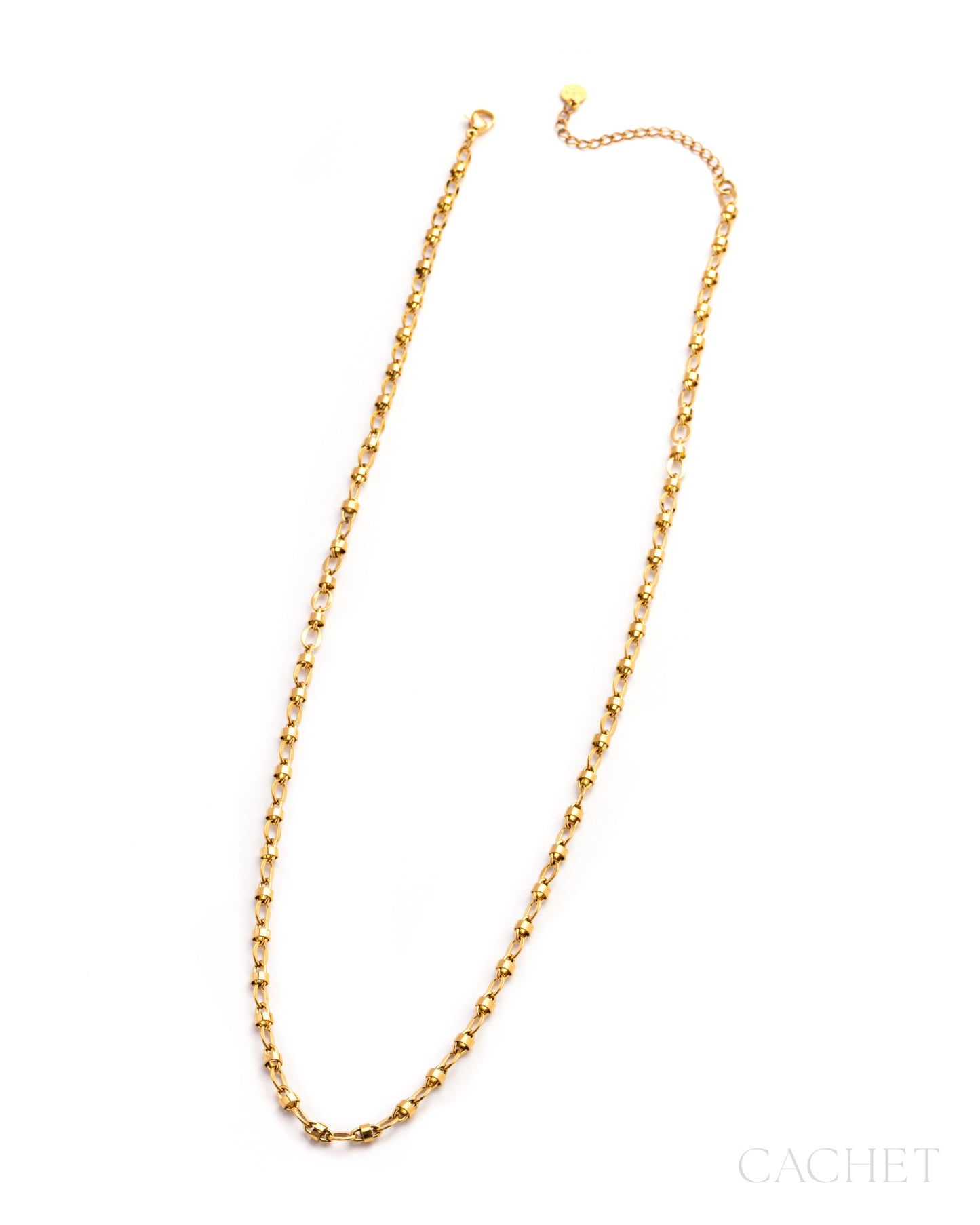 Lien 18K Gold Plated Necklace - Cachet by Paparazzi