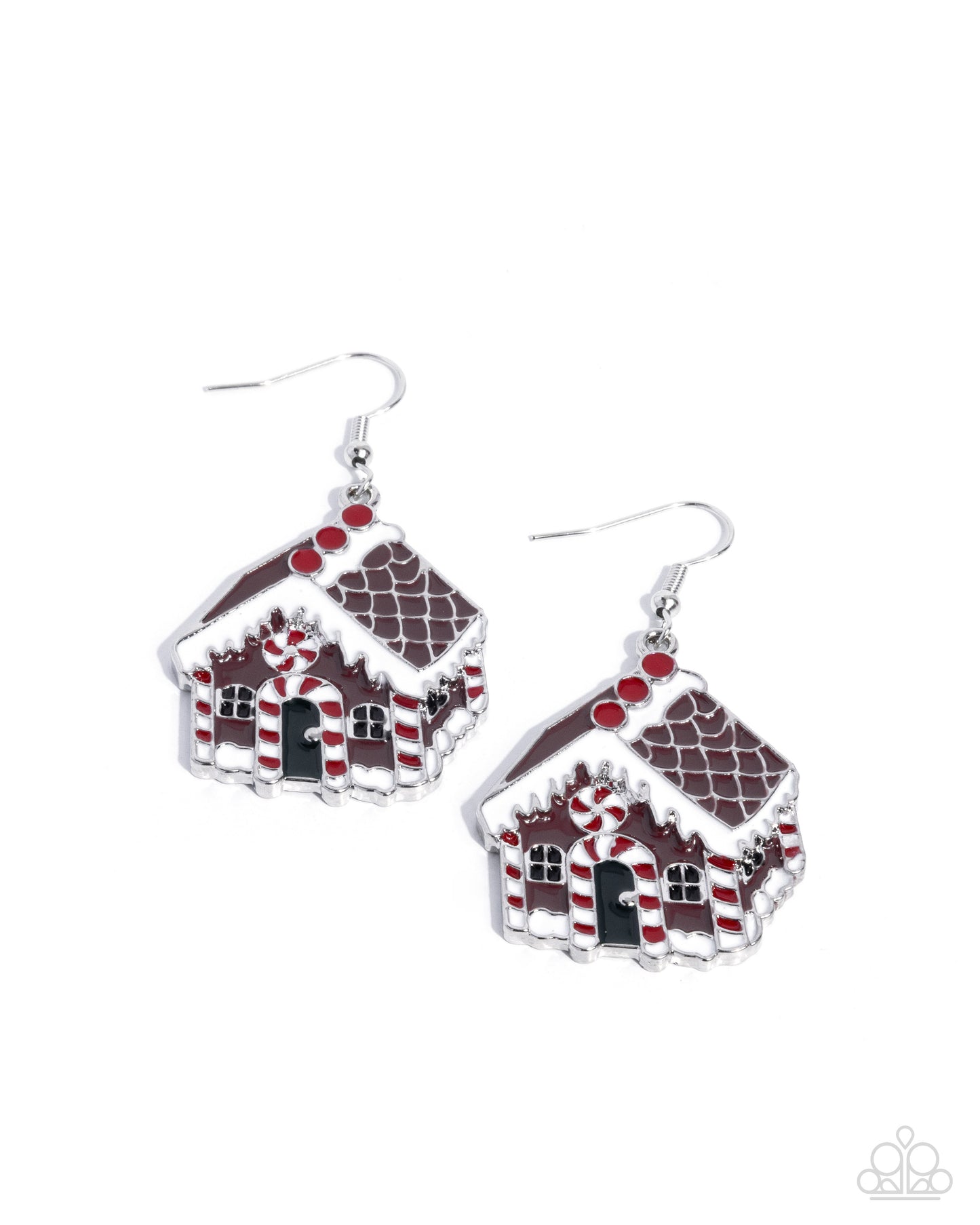 Gingerbread Competition Multi Earring - Paparazzi Accessories