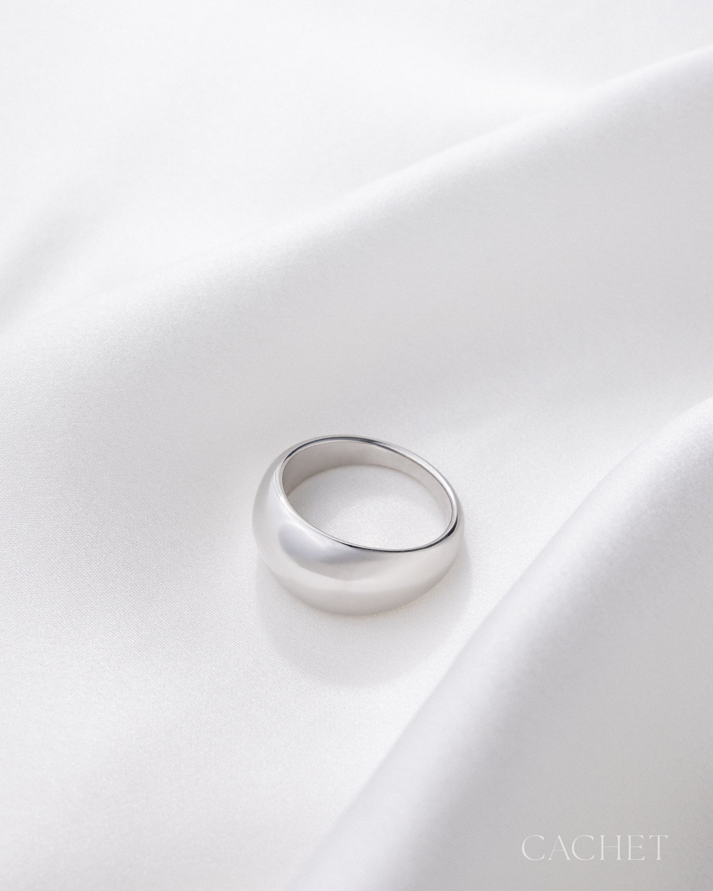 Silque Rhodium-Plated Ring - Cachet by Paparazzi