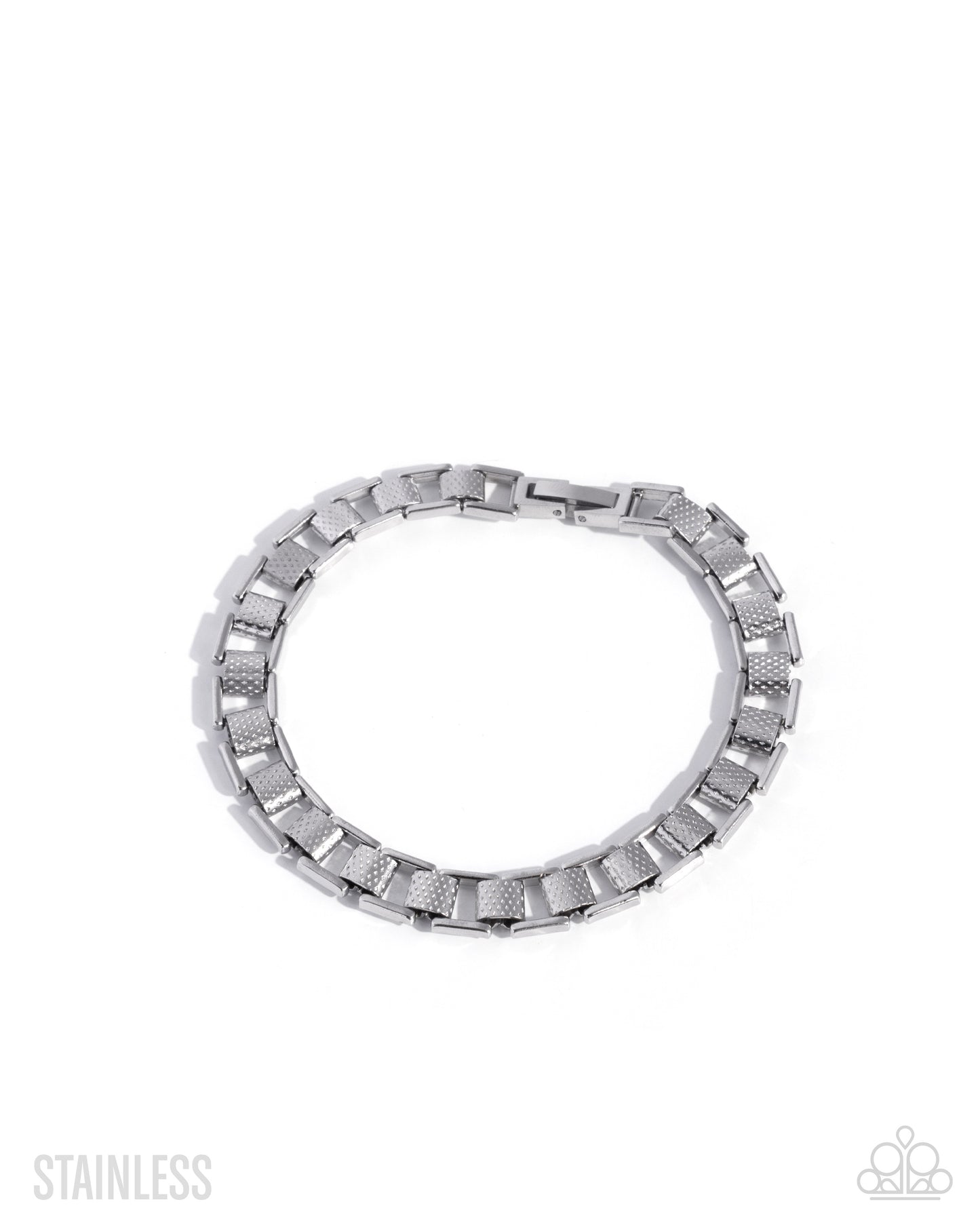 Unreal Unity Silver Stainless Steel Clasp Bracelet - Paparazzi Accessories