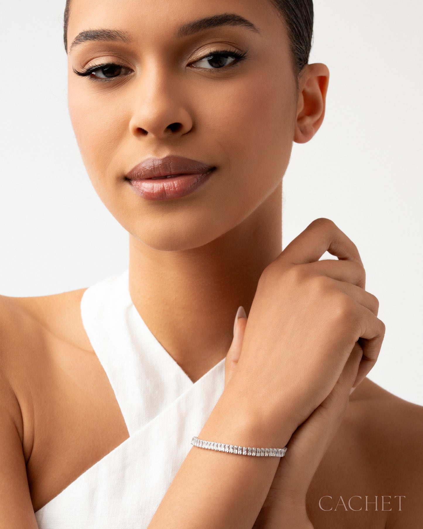 Clarity Rhodium-Plated Bracelet - Cachet by Paparazzi