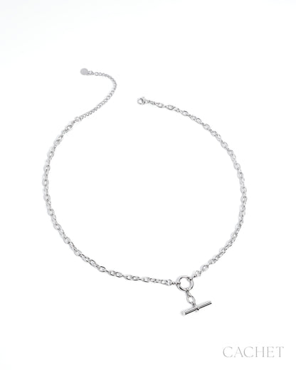 Rhéia Rhodium Plated Necklace - Cachet by Paparazzi