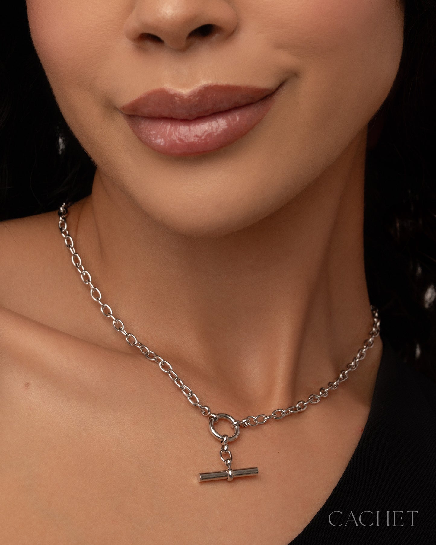 Rhéia Rhodium Plated Necklace - Cachet by Paparazzi