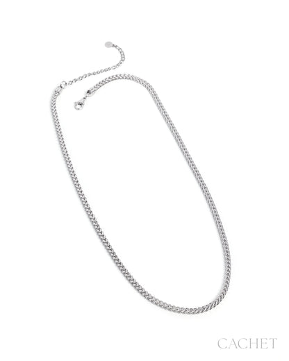 Profondeur Rhodium-Plated Necklace - Cachet by Paparazzi
