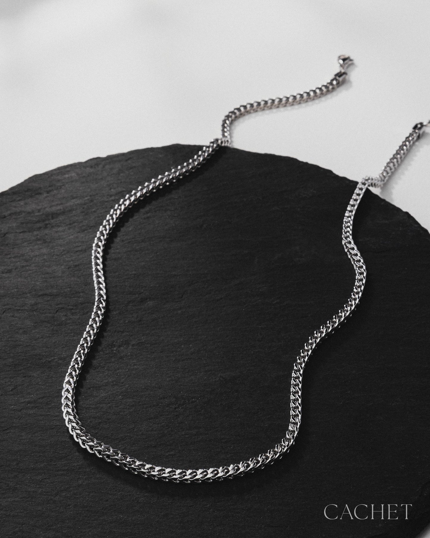 Profondeur Rhodium-Plated Necklace - Cachet by Paparazzi