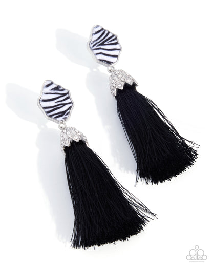 Iconic Zebra - Black