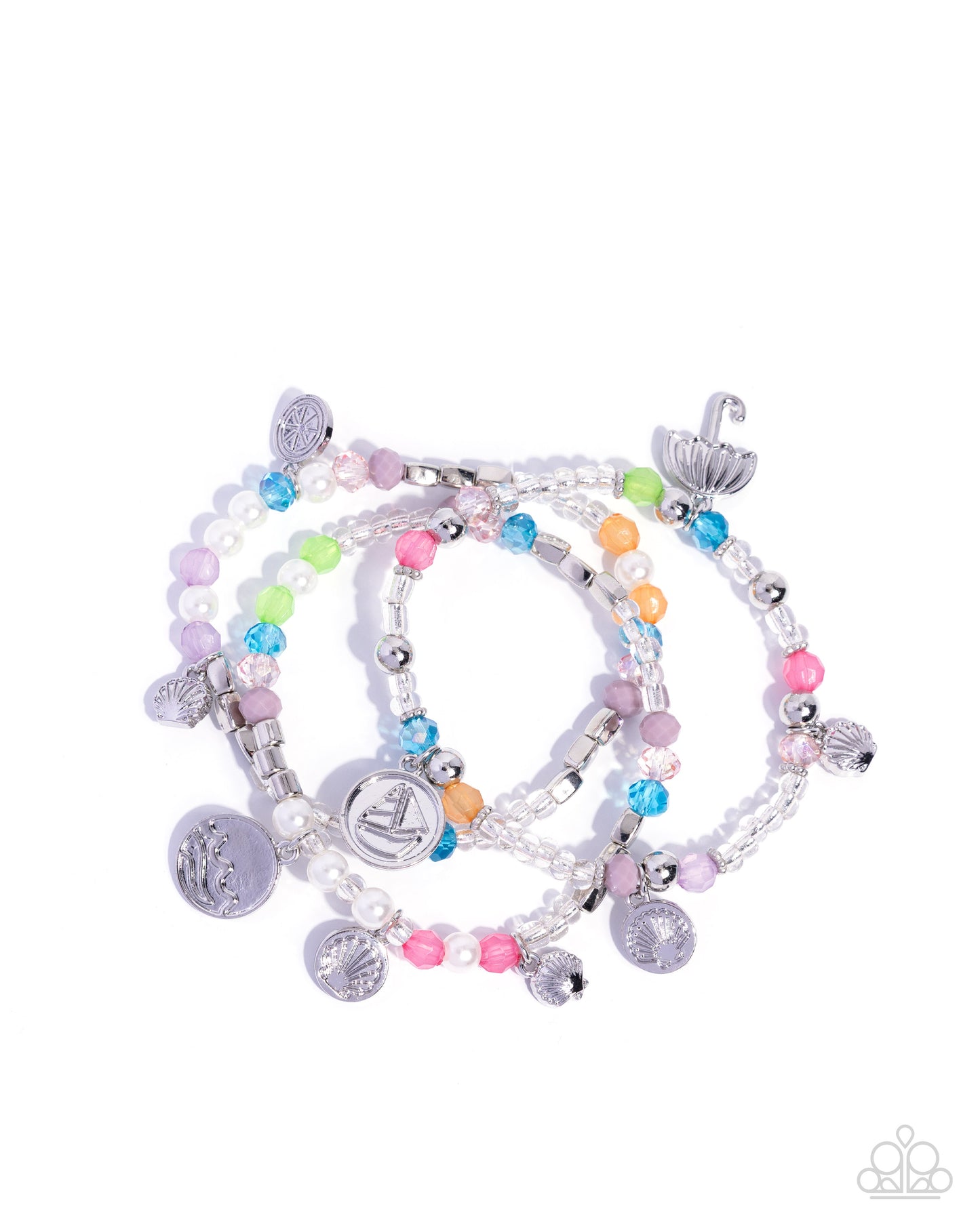 Coastal Competition Multi Stretch Bracelet - Paparazzi Accessories