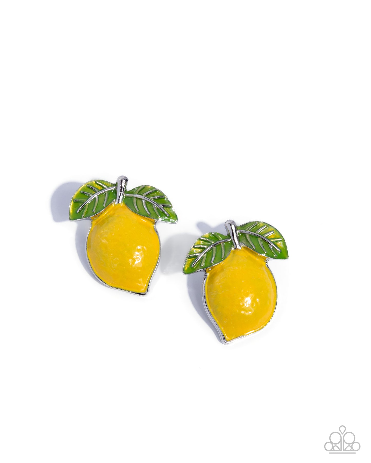 Lemon Lesson Yellow Post Earring - Paparazzi Accessories