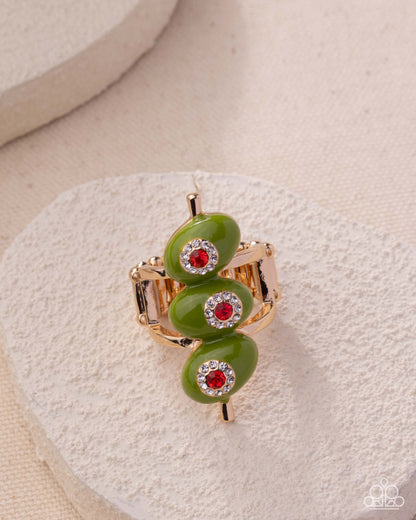 Mystical Martini Green Ring - Paparazzi Accessories