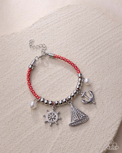 Sentimental Sailboat Multi Clasp Bracelet - Paparazzi Accessories