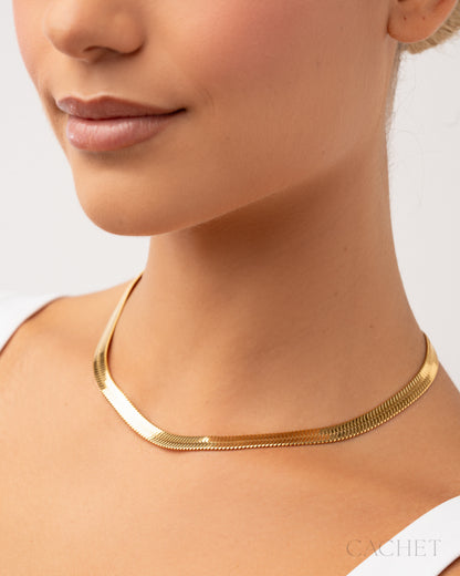 Sway 18K Gold-Plated Necklace - Cachet by Paparazzi
