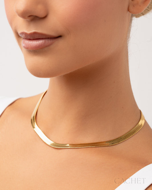 Sway 18K Gold-Plated Necklace - Cachet by Paparazzi