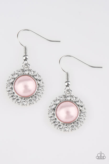 Fashion Show Celebrity Pink Earring - Paparazzi Accessories